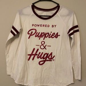 Justice puppies long sleeve tee 12 regular
